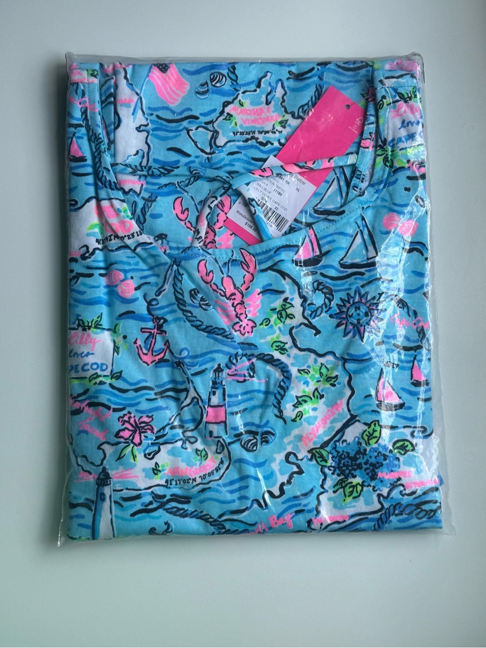 Brand New Lilly Pulitzer Kristen Swing Dress Bali Blue Lilly Loves Cape Cod - Picture 5 of 6